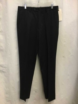 BRITCHES, Black, Wool, Solid, Black