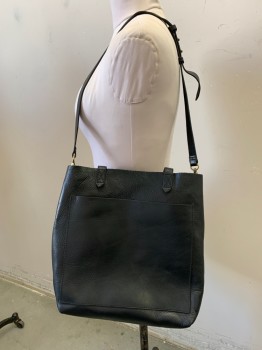 Womens, Purse, MADEWELL, Black, Leather, Solid, O/S