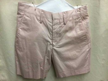 MARC JACOBS, Baby Pink, Cotton, Solid, Flat Front,