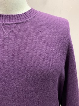 BRUNO CUCINELLI, Purple, Linen, Cotton, Solid, CN,