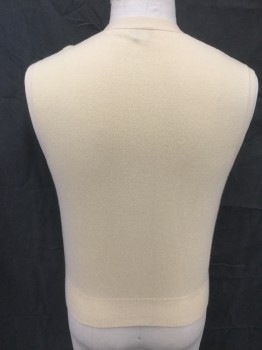 TSE, Butter Yellow, Cashmere, Solid, Ribbed Knit Front, Button Front, Ribbed Knit Back Waistband, 2 Faux Pockets