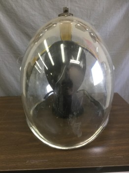 Unisex, Sci-Fi/Fantasy Piece 1, MTO, Clear, Plastic, Solid, Clear Helmet for Space, Multiples