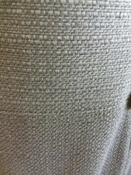 TRINA TURK, Black, Wool, Solid, Woven, 2 Button Detail, Back Zip & Back Slit