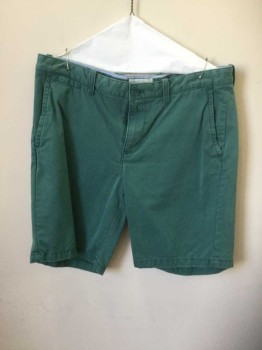 1901, Sage Green, Cotton, Solid, Zip Fly, Belt Loops, 5 + Pockets (including Watch Pocket)