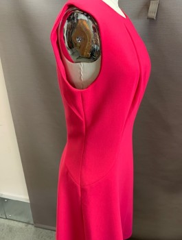 KATE SPADE, Fuchsia Pink, Polyester, Viscose, C/N, Fashion Detailing, Gold Zipper at CB