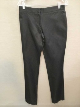 HELMUT LANG, Black, Silk, Solid, Black, Flat Front, Zip Front, See Photo Attached,