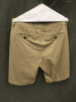 TOMMY BAHAMA, Khaki Brown, Cotton, Modal, Solid, Flat Front, Zip Fly, 4 Pockets, Belt Loops