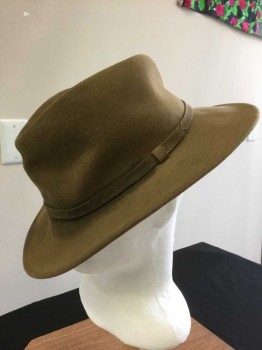 GOLDEN GATE HAT COMP, Lt Brown, Wool, Solid, Aged/Distressed,  See Photo Attached,