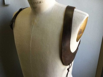 Unisex, Sci-Fi/Fantasy Harness, Brown, Leather, Post Apocalyptic