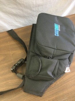 Unisex, Cool Pack, Fanny Pack, WPI, COOLSHIRT SYSTEMS, Black, Synthetic, Solid, WE HAVE a LARGE QUANTITY of THESE AVAILABLE. 
Powered by 7.4V, use as a self contained portable cooling system without being tied down to a power outlet. Helps to maintain a safe core body temperature. Cool Suit, Cool Shirt *Missing Battery Charger*