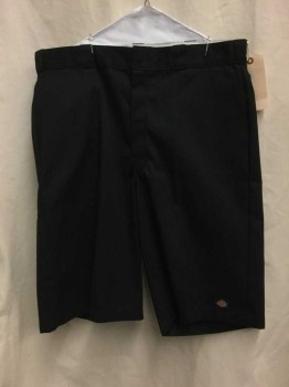 DICKIES, Black, Cotton, Polyester, Solid, Black