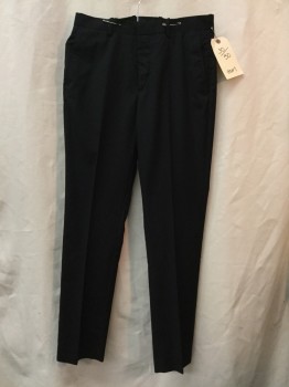 H&M, Black, Synthetic, Solid, Black