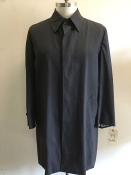 DOLCE & GABANNA, Black, Wool, Solid, Single Breasted, Collar Attached, 2 Pockets,
