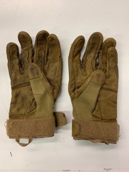 BLACKHAWK, Tan Brown, Brown, Dk Brown, Synthetic, Leather, Color Blocking, Flight Gloves, Velcro and Square Ring Closure, Reinforced Knuckles and Trigger Finger