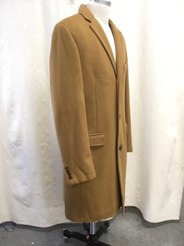 J CREW, Putty/Khaki Gray, Khaki Brown, Wool, Heathered, Notched Lapel, Single-Breasted Concealed Button Closure, 1 Chest Welt Pocket, 3 Besom Pockets, Back Vent, Below the Knee Length, 3 Lined Topstitch Detail