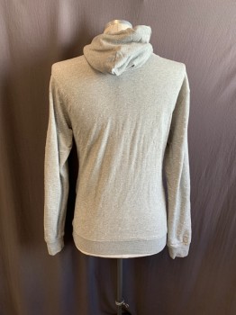 SCOTCH & SODA, Gray, Cotton, Hooded, Distressed Style, Side Pockets