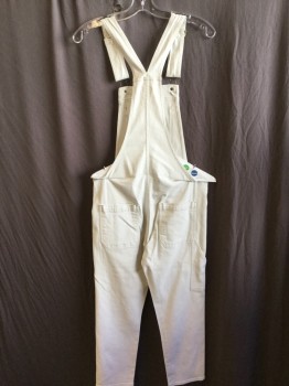 Womens, Overalls, CITIZENS OF HUMANITY, Off White, Cotton, Elastane, Solid, XS, Off White Denim, Silver Buttons,