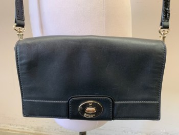 Womens, Purse, KATE SPADE, Black, Leather, Solid, O/S