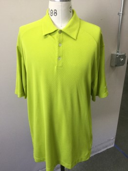 NIKE GOLF, Lime Green, Polyester, Text
