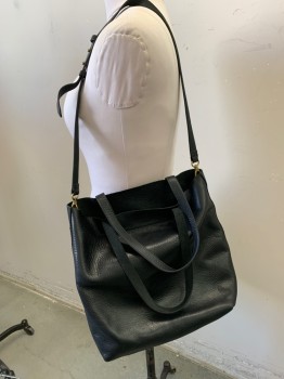 MADEWELL, Black, Leather, Solid