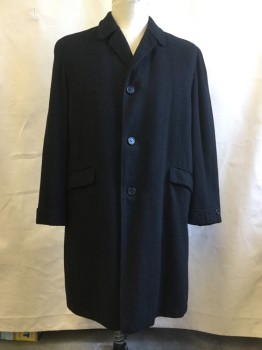 EAGLE CLOTHES, Black, Blue, Green, Wool, Grid , Notched Lapel, Sb, 3 Button Front, 2 Pockets, Back Vent, 1/2 Lined Back.