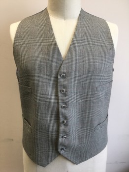 PAUL CHANG'S, Beige, Black, Maroon Red, Wool, Glen Plaid, Houndstooth, with Houndstooth, Burgundy Faint Windowpane Stripes, Single Breasted, 6 Buttons, 4 Welt Pockets, Solid Gray Lining and Back, Self Belted Back, Made to Order,
