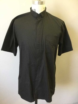 IVY ROBES, Black, Cotton, Polyester, Solid