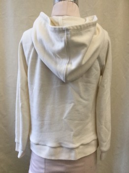 GAP, Cream, Blue, Turquoise Blue, Yellow, Pink, Cotton, Abstract , Pull On, Hoodie, Long Sleeves, Rib Knit Cuff and Waistband,