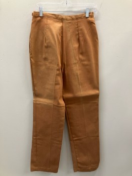 N/L, Orange-brown, Twill, F.F, Side Zip