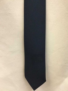SAINT ANDRE, Navy Blue, Polyester, Solid, 4 in Hand