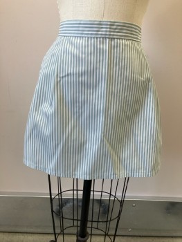 ANGELICA, White with Triple Green Stripe, 1/2, Short, Multiple, Matches Uniform Dress CF121057