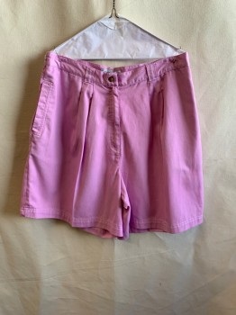 CABIN CREEK, Pink, Poly/Cotton, Side Pockets, Zip Front, Pleat Front, 1 Back Pocket