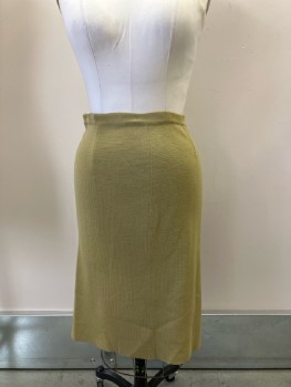 MARCO POLO, Skirt, Green, Solid, F.F, Side Zipper