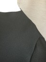 N/L, Black, Polyester, Solid, Textured Crepe, Long Sleeves, Wide Scoop Neck, Floor Length