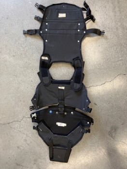 MTO, Brown, Iridescent Green, Polyester, Plastic, Geometric, CHESTPLATE: Cordura Covered Panels Attached To Neoprene. Decorative Plastic Band Across Chest, 3 Nylon Straps with Plastic Buckles At Sides, Large Buckles At Shoulders, DETACHABLE Velcro Pads At Shoulder Straps For Comfort. Comes With SWORD Non Coded