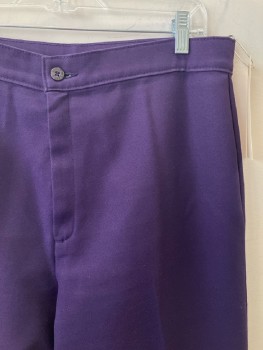 LEVI'S, Dk Purple, Solid, F.F, Zip Front