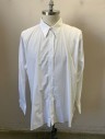 DARCY CLOTHING, White, Cotton, Long Sleeves, Button Front,